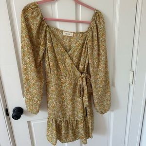 Solai the label wrap dress